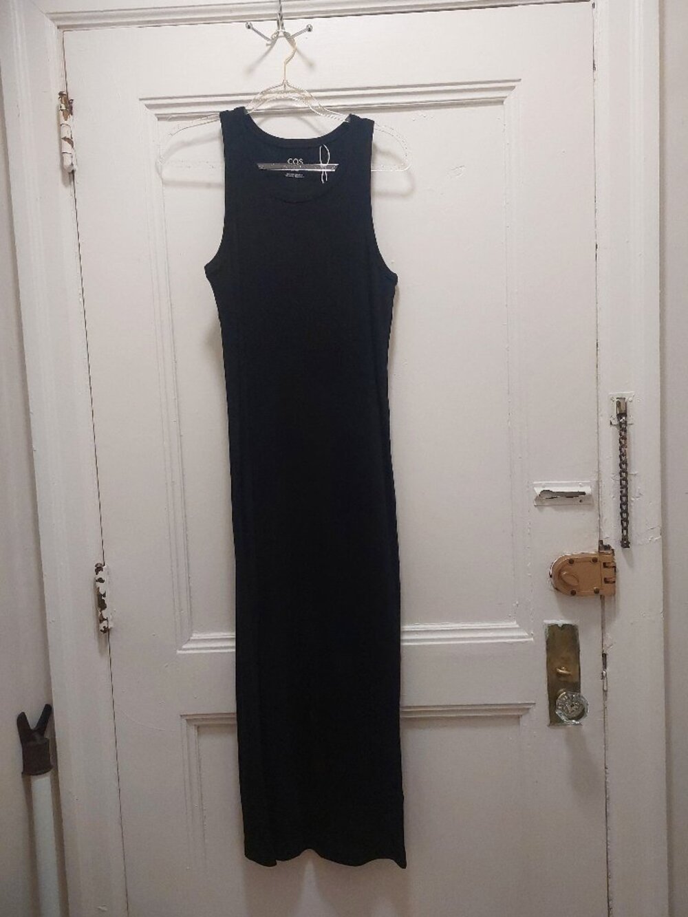 COS Black Ribbed Women’s Tube Dress NWOT L
